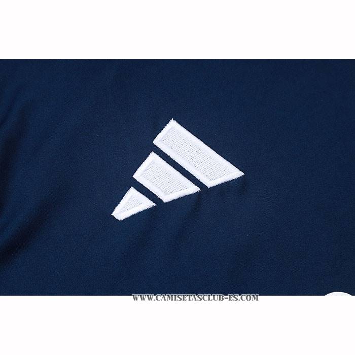 Chandal del Real Madrid 25-26 Manga Corta Azul Blanco - Pantalon Corto